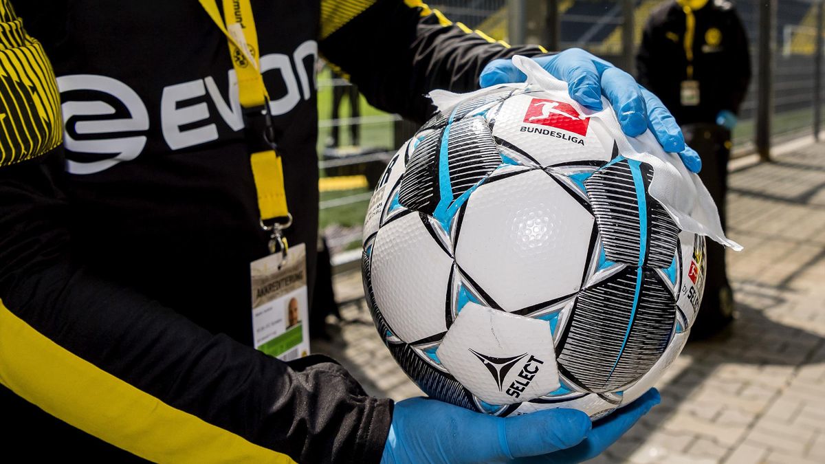 图片来自欧洲体育：保持“社交距离”的德甲