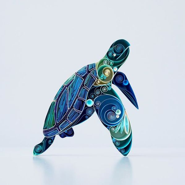 五颜六色的纸拼凑在一起,150万网友围观,这还真是优点水平的