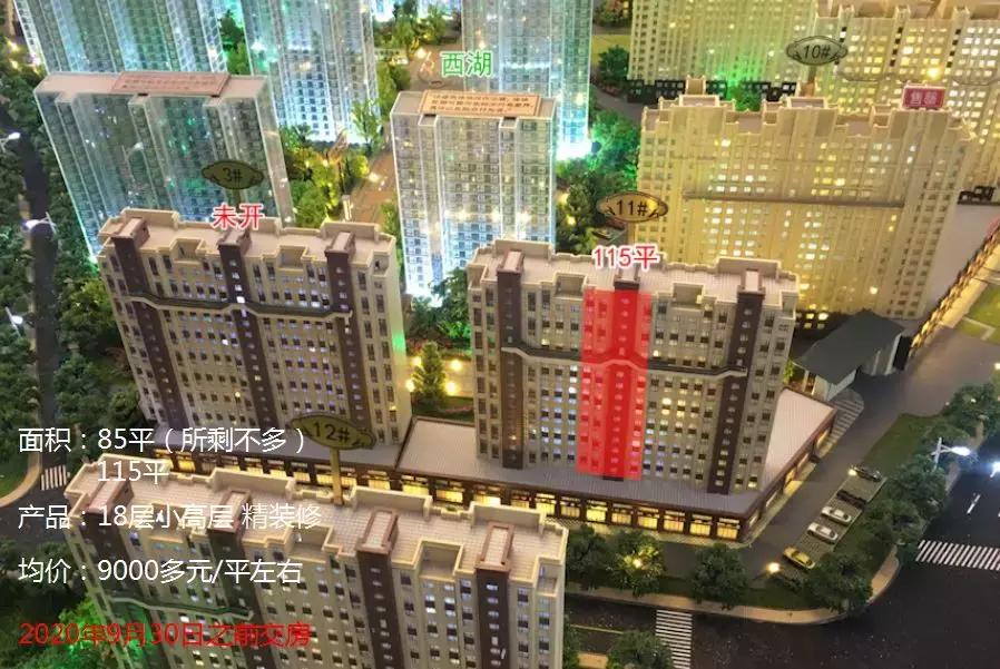 西城精装现房多少钱一套,北城房源总价85万左右