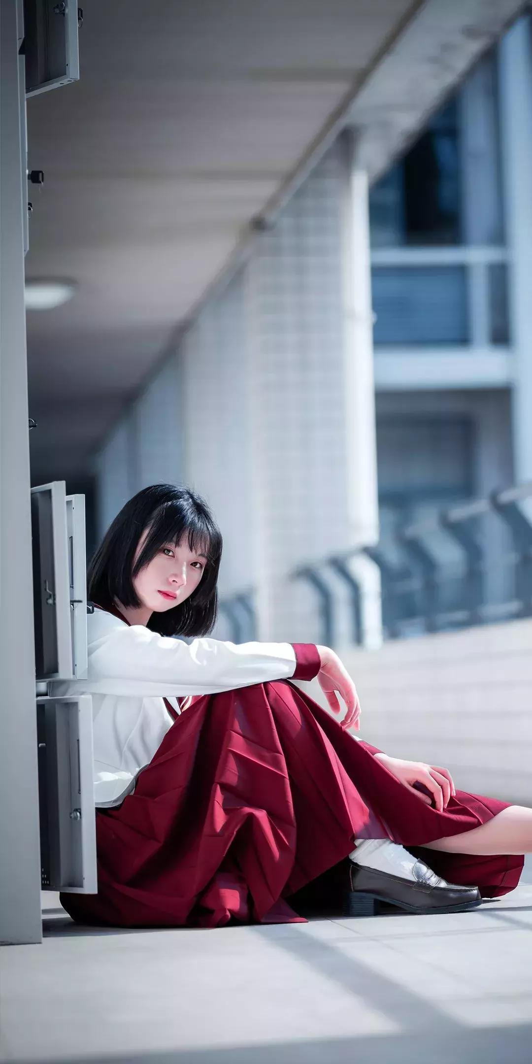 多人黑色jk制服照片壁纸,jk制服女生壁纸高清