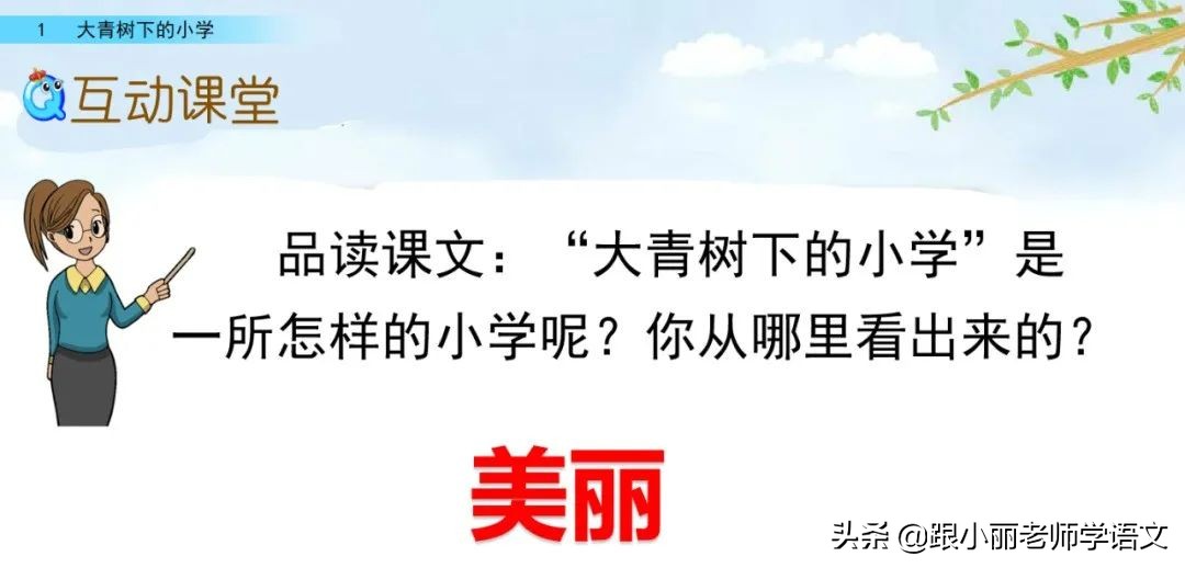 大青树下的小学必会知识点,大青树下的小学必考知识点