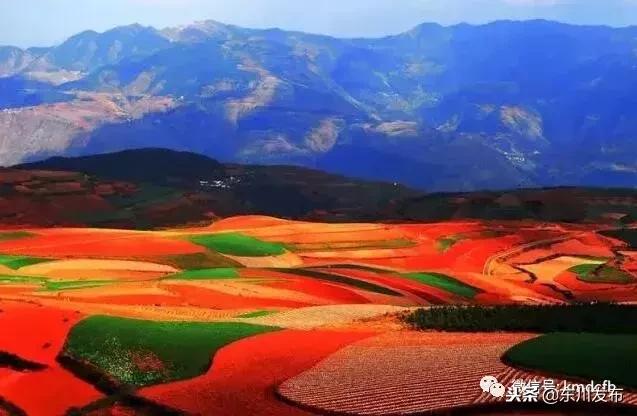 大美中国东川红土地,云南东川红土地美景赞美