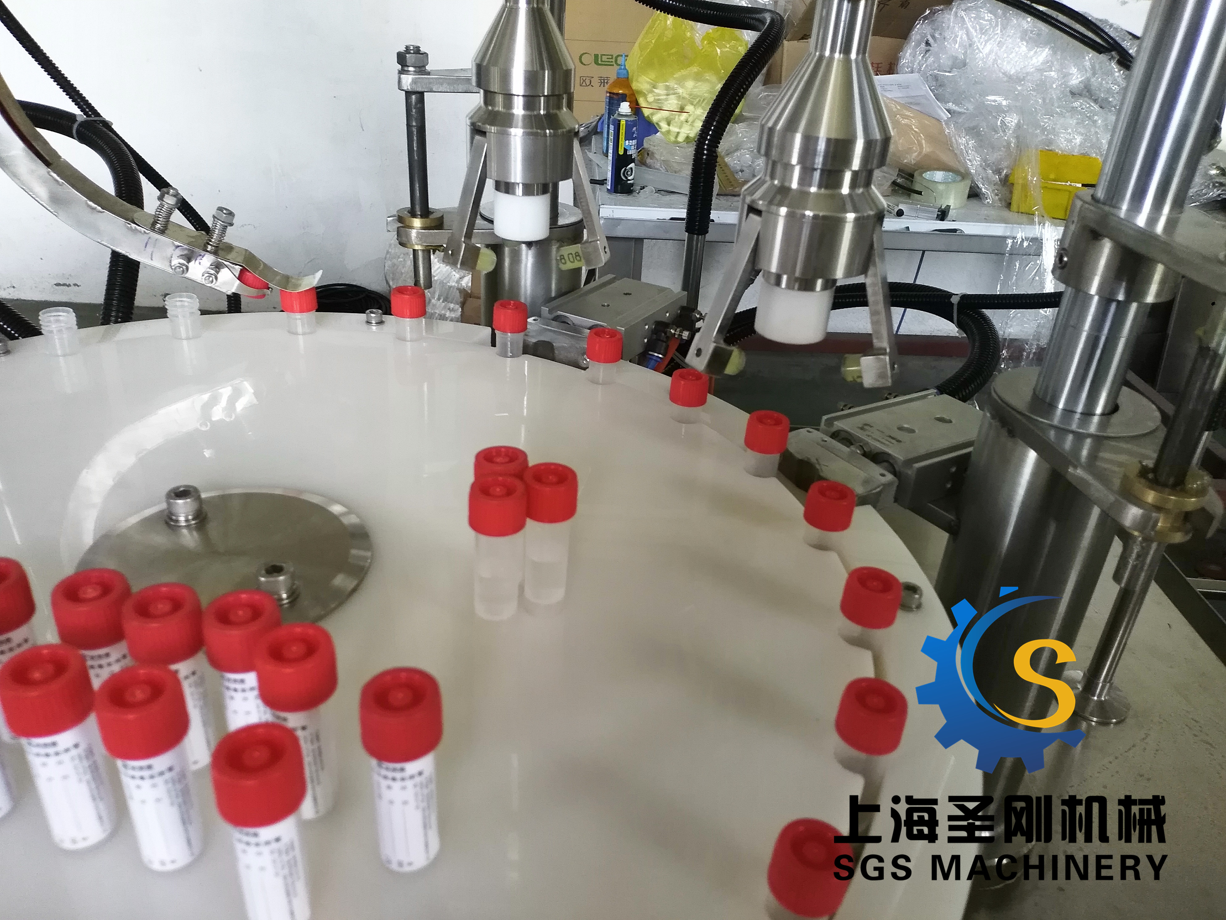 生化清血灌装机旋盖机血球试剂灌装机设备