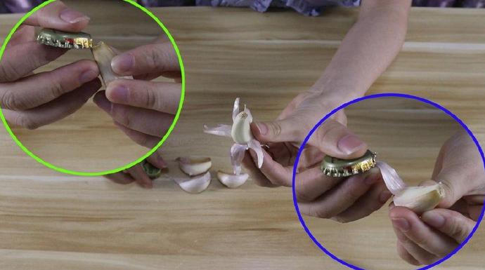 剥大蒜有妙招,剥大蒜怎样剥才能剥得快