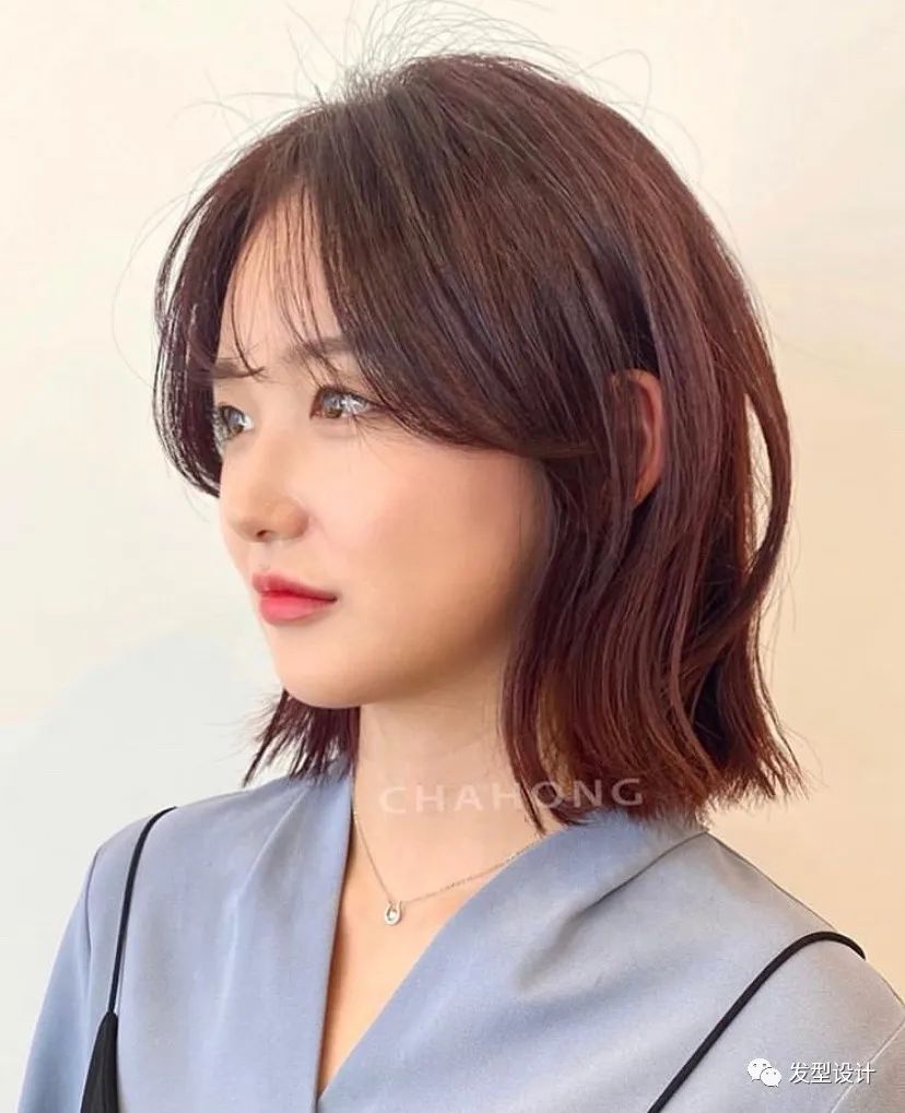 八大网红刘海短发,无刘海短发发型女