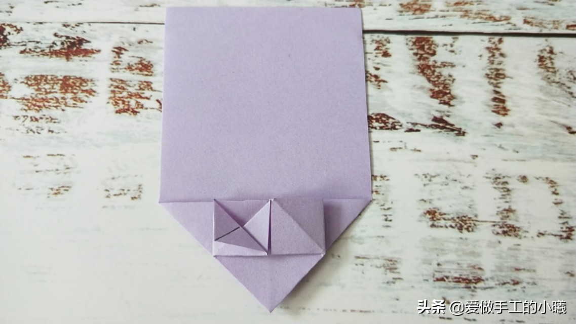 爱心折纸怎样画爱心,折纸把白色爱心变成红色爱心