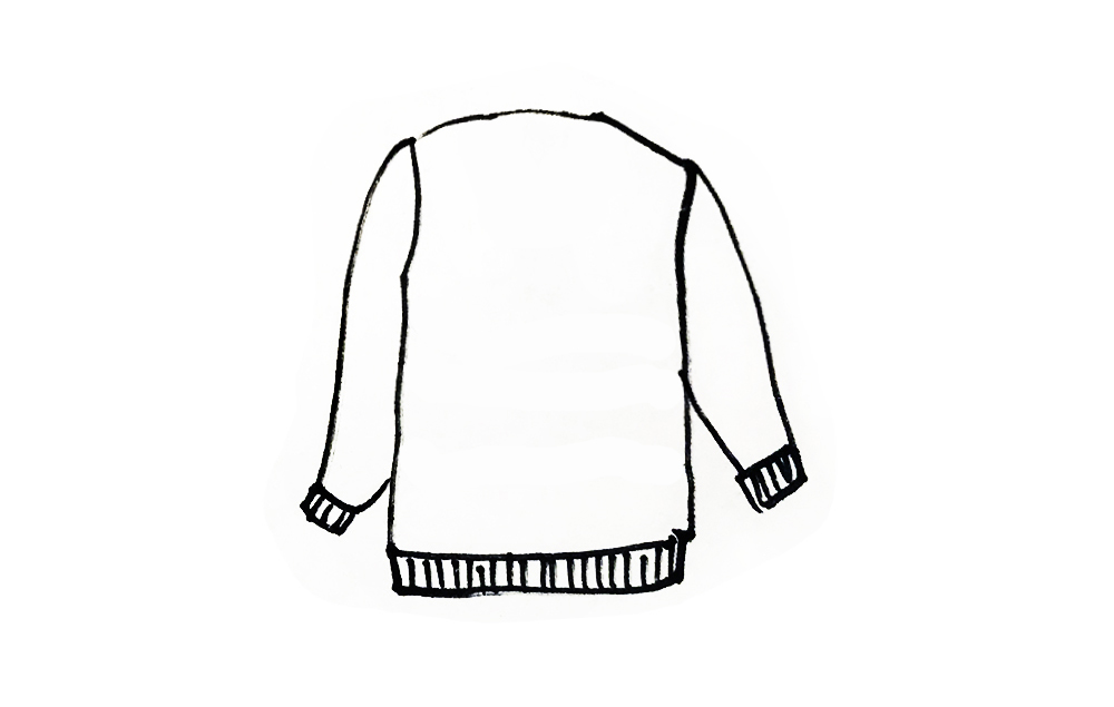 简笔画衣服教程幼儿园,衣服简单亲子简笔画