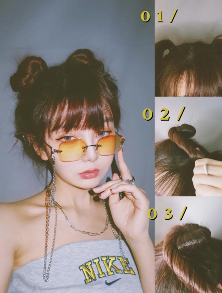 今年新出这4款发型洋气又显脸小,扎起来不秃头又不挡脸的发型