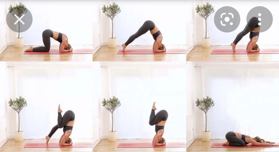 瑜伽头倒立的标准做法,瑜伽头倒立发力点在哪