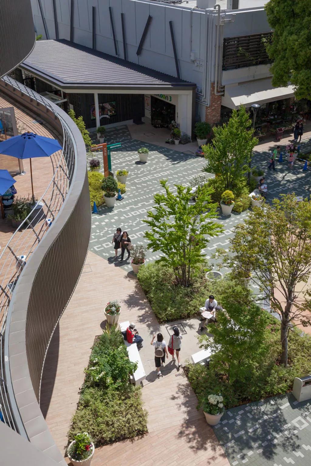 六七十年代商业街景观设计,复古商业街景观设计