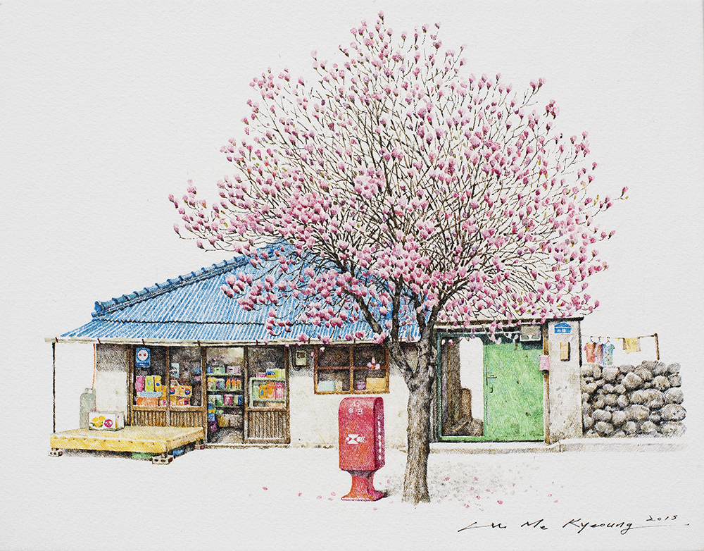 韩国艺术家的生活插画,韩国插画师风格