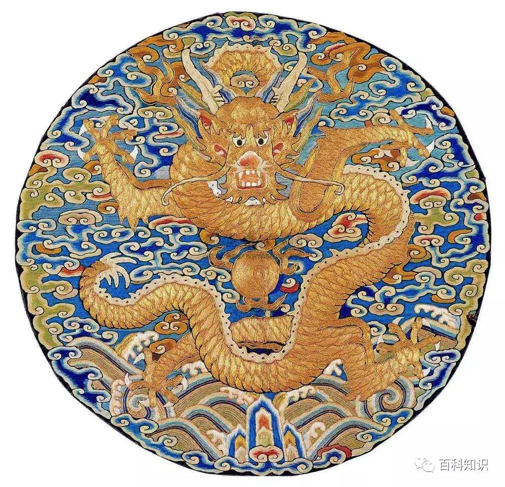 刺绣黄袍画,国画刺绣衣服