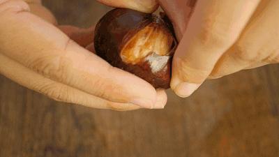 糖炒栗子放着容易坏吗,糖炒栗子里面的黑色颗粒怎么办