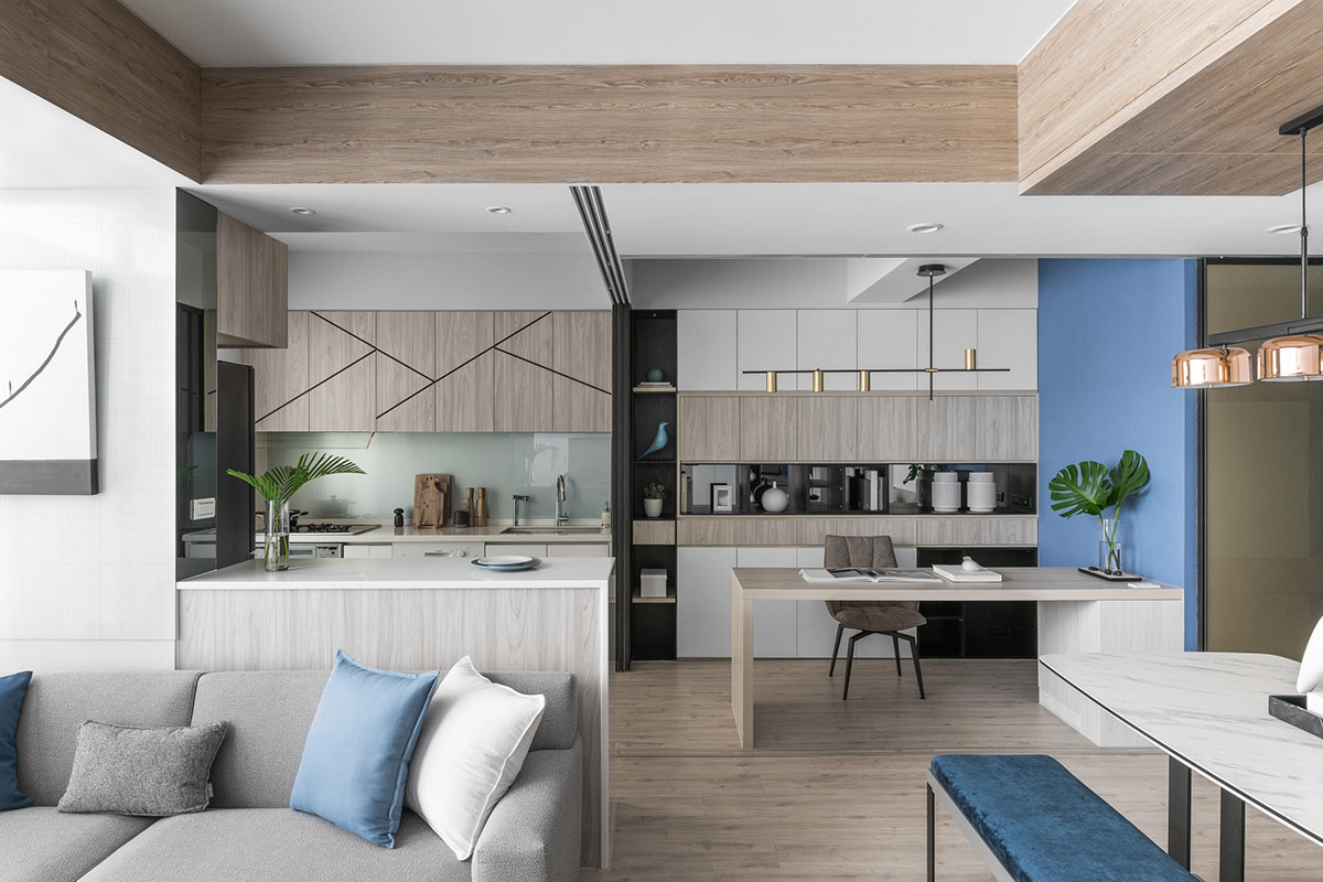 令人愉悦的家居配色,低调舒适质感家居环境