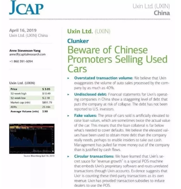 优信卖车,做一家金融公司