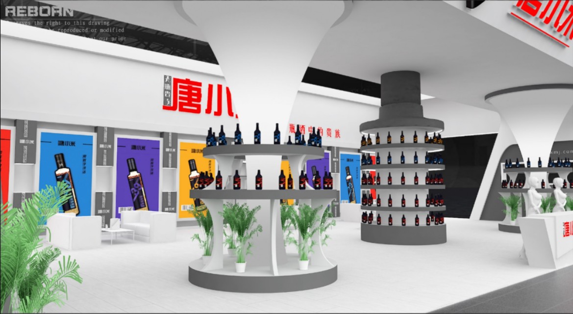 光瓶酒最佳陈列方案,卖酒如何陈列好看