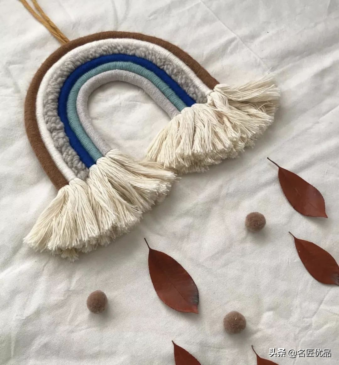 自己在家做家用装饰,diy手工挂毯教程