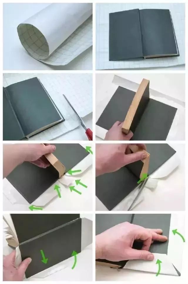 还记得儿时纸包书皮，那个非常简单的手工，你还会做吗？附教程