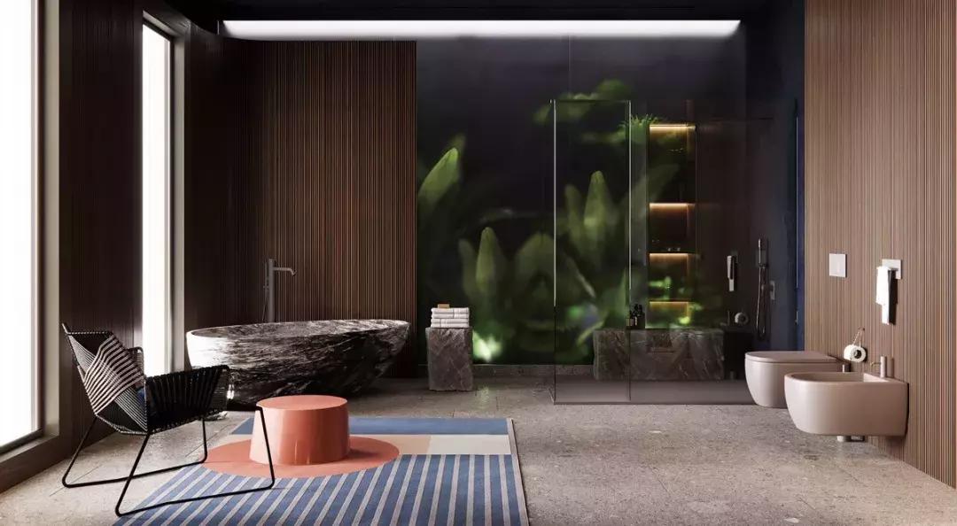 50个卫浴柜设计小而极致,豪华浴室设计