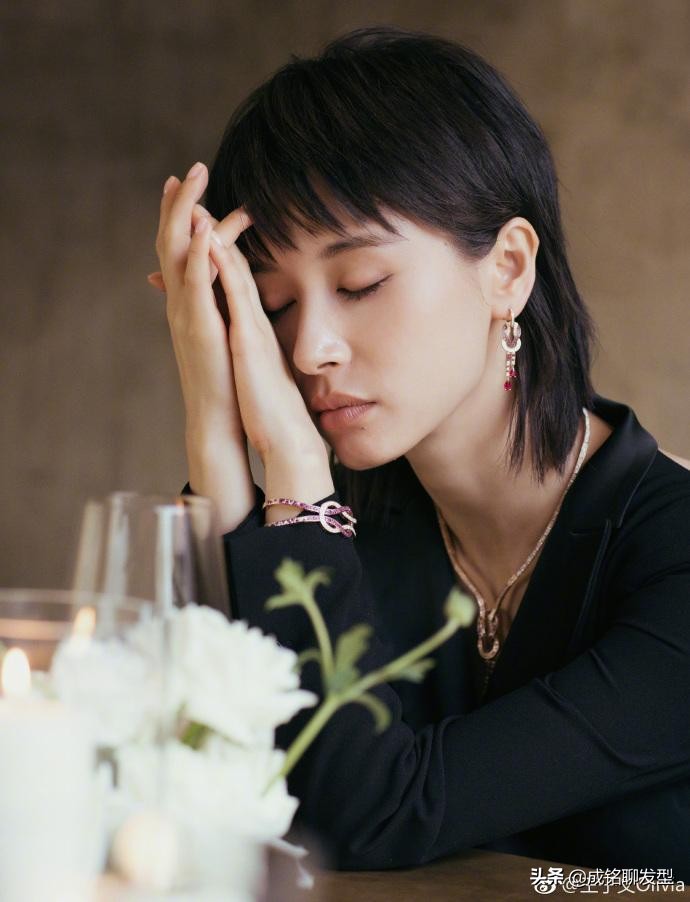 王子文发型短发王牌对王牌,短发女生发型图片王子文