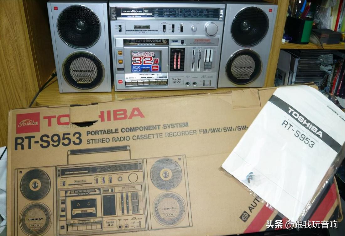 toshiba东芝磁带收音机一体机,原装toshiba东芝全波段短波收音机