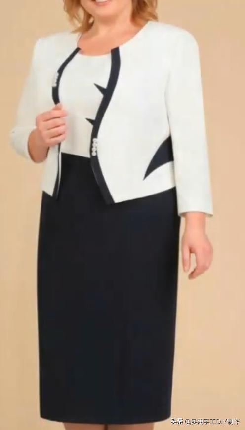 布艺背心套裙,妈妈装40-50岁洋气时髦新款套裙