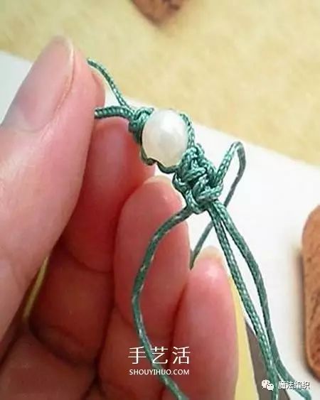 圣诞树小挂件简易编织教程,圣诞树编织小挂件图片