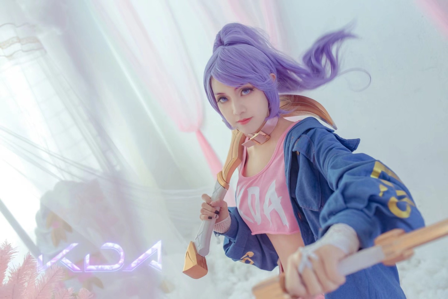 英雄联盟女团cos阿卡丽,英雄联盟kda女团出场展示