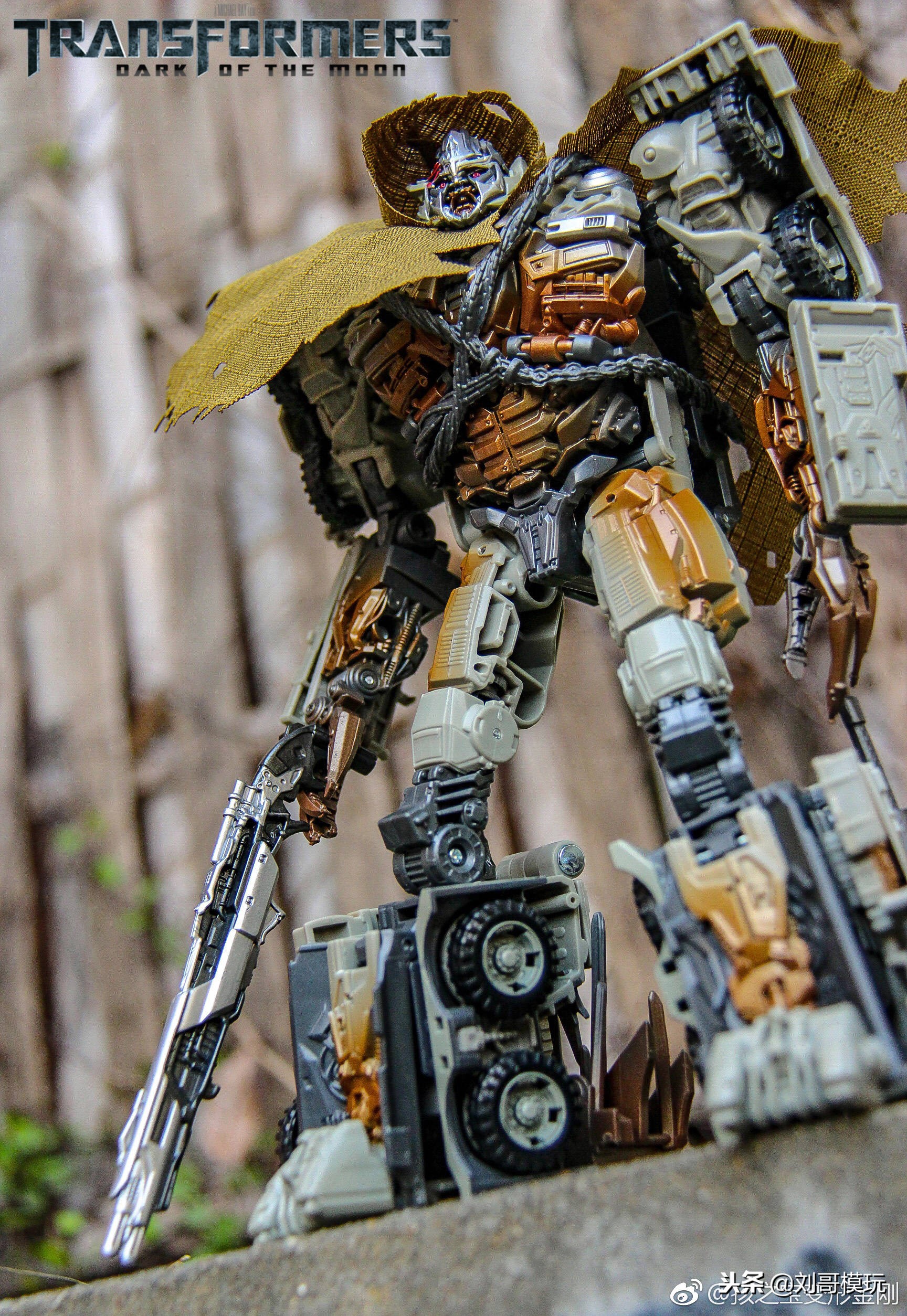 变形金刚ss系列威震天变形过程,变形金刚ss级油罐车威震天