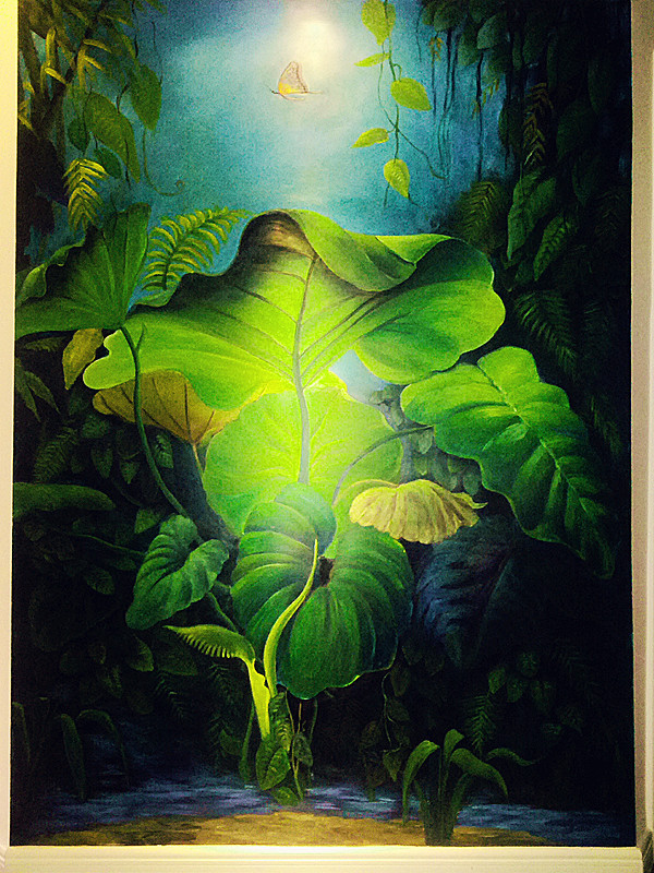 适合家里的墙绘图片零基础,墙绘简单又出效果的图