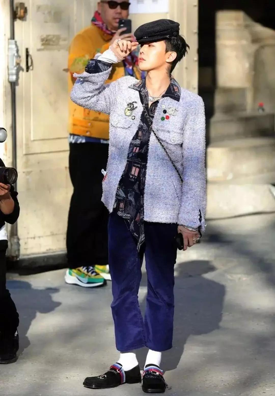 易烊千玺权志龙同款鞋,易烊千玺权志龙造型