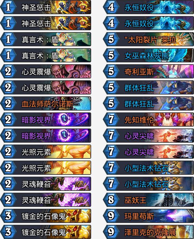一次抄个够！炉石传说：当前版本最强五套卡组推荐！