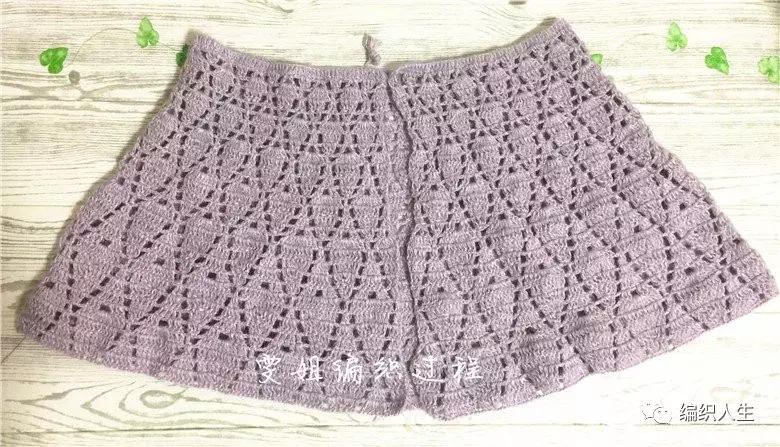 流行女士短开衫钩织教程,长款外搭开衫钩织教程