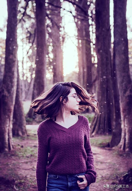 ps黄绿色人像调色教程,ps怎么调色彩浓郁的照片