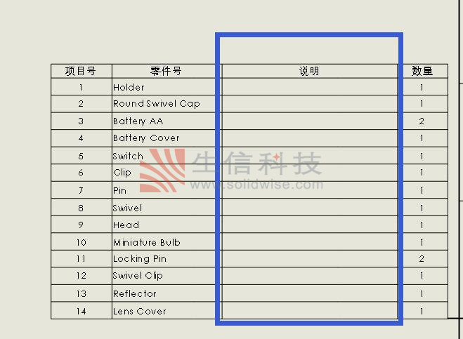 solidworks表格尺寸怎么设置,solidworks快捷键命令大全表格