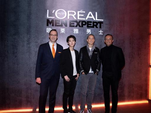 吴彦祖鹿晗首度双C同台！燃爆欧莱雅男士“劲能挑战之夜”