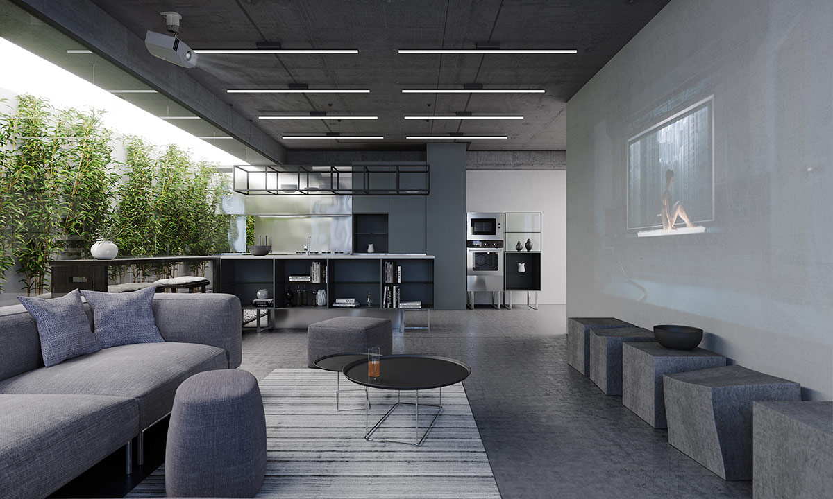 极简风格车内饰,极简主义内饰