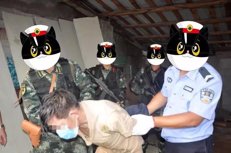 马山杨圩毒贩拒捕开枪对峙,马山警方抓获毒贩