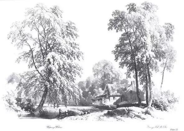 风景速写1000例临摹图高清,炭笔速写风景初学者图片教程