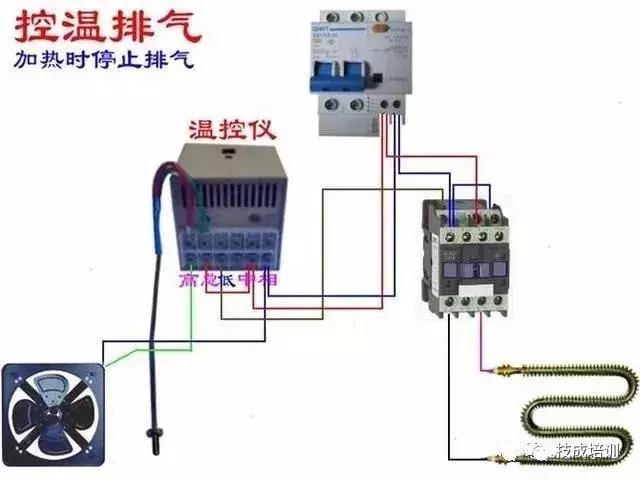 断路器按钮与接触器接线图,11种断路器接触器电气互锁接线图