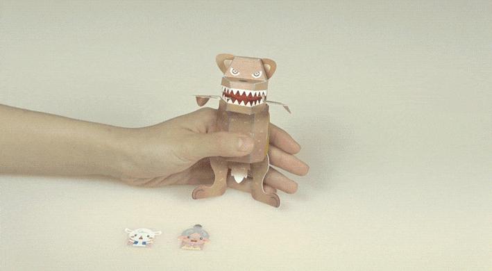 用正方形纸折出的立体中国龙,日本小哥创意纸盒制作成品惊艳了