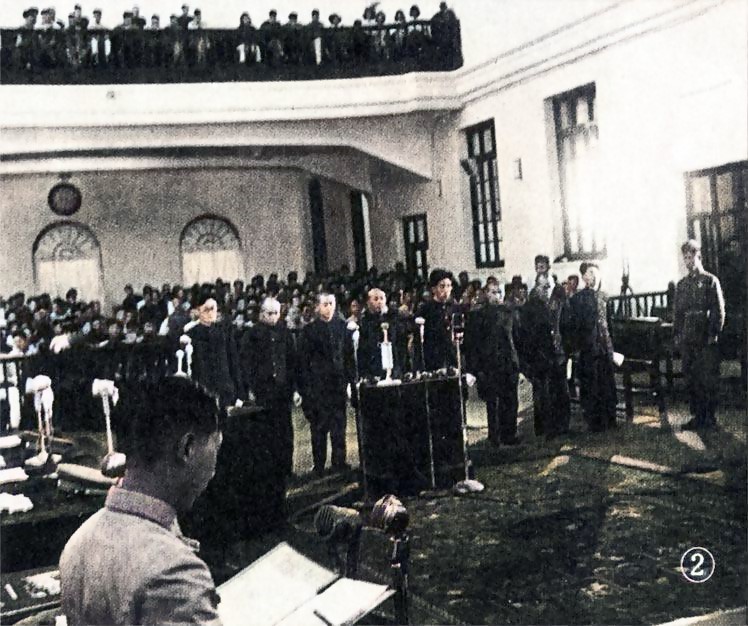 战犯老照片,处决日本七大战犯影像