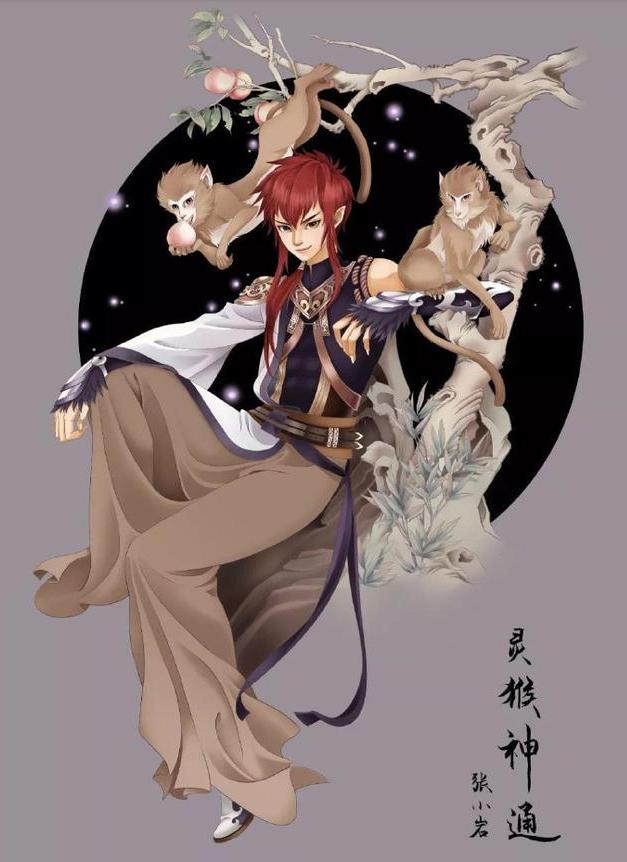 画师兔子作品,十二生肖兔子和蛇的传说绘画