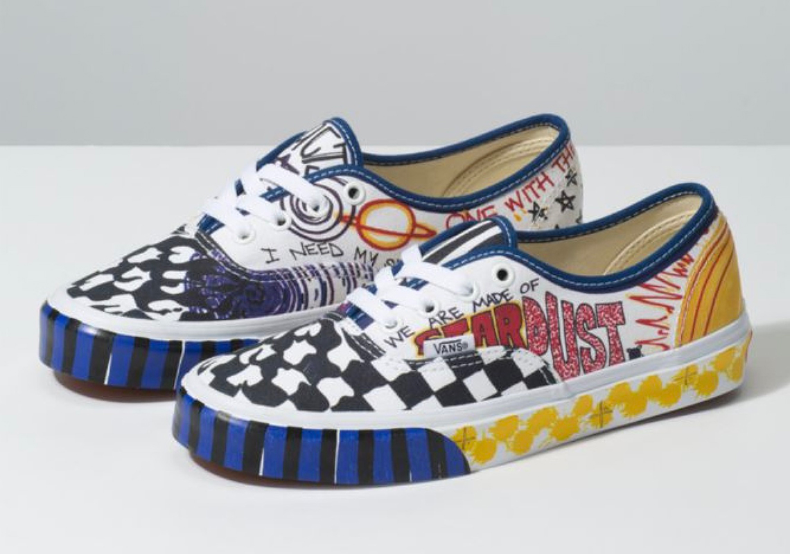 Vans为女性设计的“银河女神”新款在鞋面上添加了狂野的涂鸦