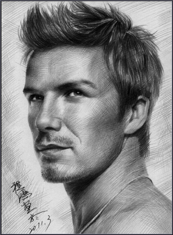 最近很火的素描人物明星,100张素描100位明星