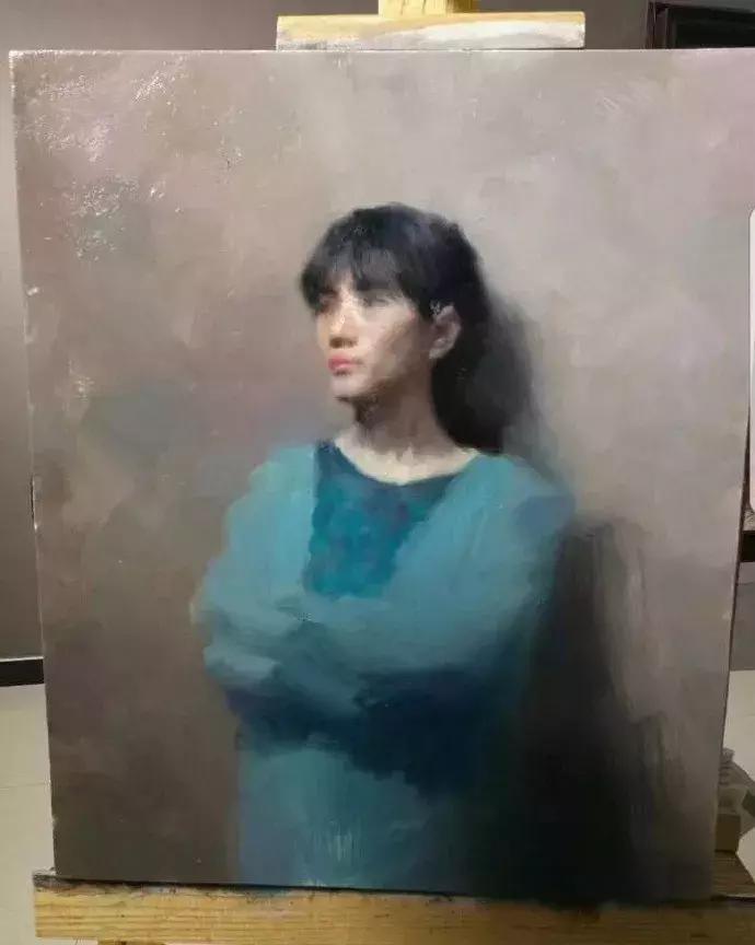 冷军的超写实绘画是造假的?画画40年代的作品都在这了,你来鉴别