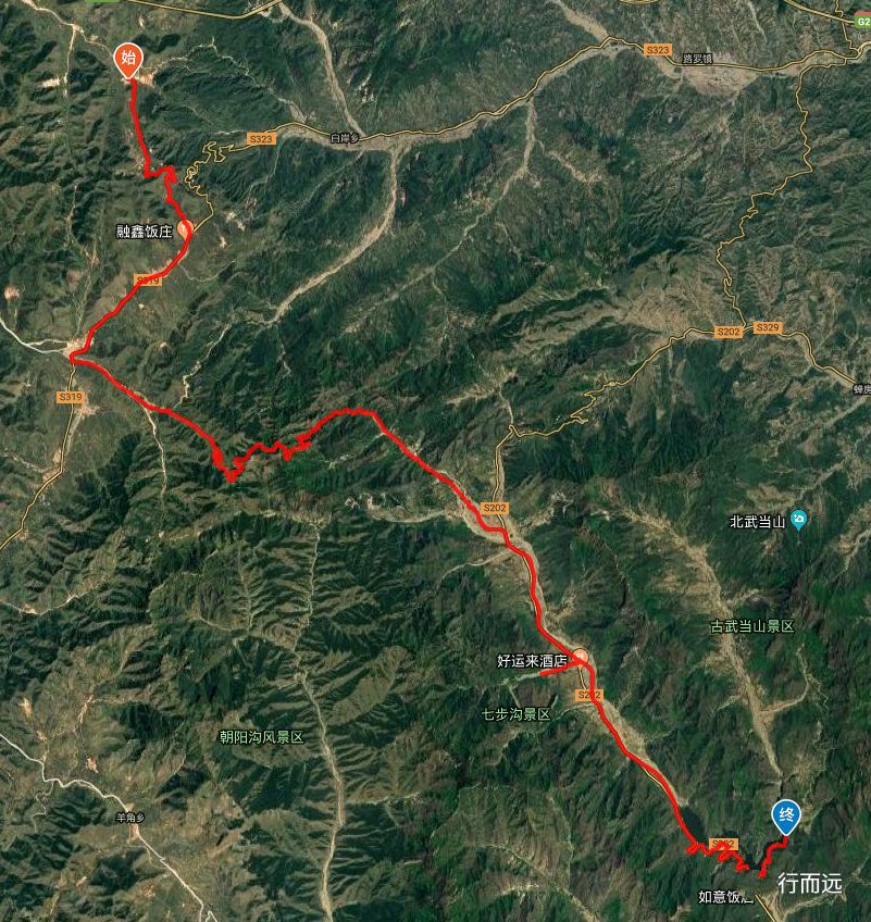 骑行夫子岭-京娘湖，穿越峻极关又进景区了，到河北是一路的美景