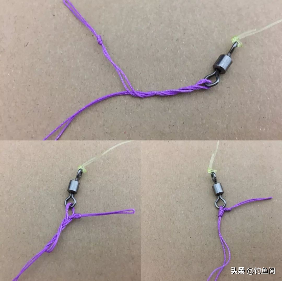 钓大鱼子线防缠绕打结方法,子线老是缠到一起怎么办