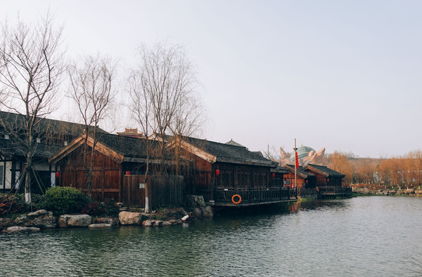 来东方盐湖城过大年,冬游河北阜平骆驼湾过大年