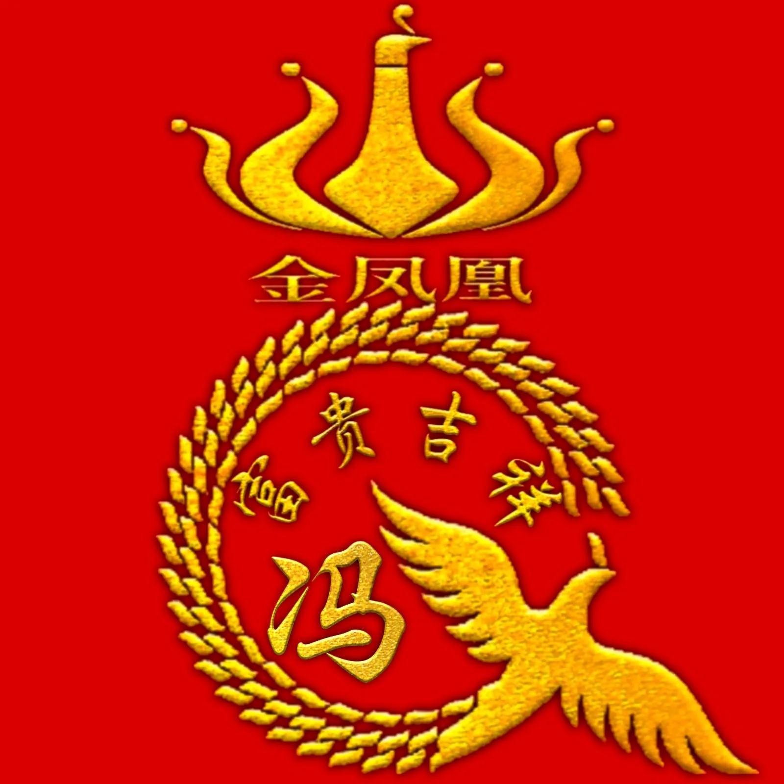 金凤凰姓氏微信头像,姓氏头像凤凰图案